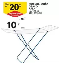 Oferta de Kasa - Estendal Chão De Aço por 10€ em Continente