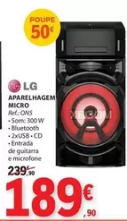 Oferta de LG - Aparelhagem Micro por 189,9€ em E.Leclerc