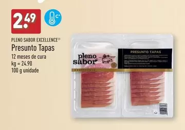 Oferta de Pleno -  Sabor - Presunto Tapas por 2,49€ em Aldi