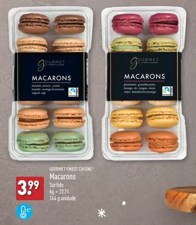 Oferta de Groselha - Macarons por 3,99€ em Aldi