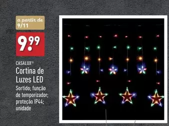 Oferta de A+ - Cortina De Luzes Led por 9,99€ em Aldi