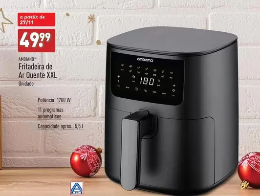 Oferta de A+ - Fritadeira De Ar Arduote Xxl por 49,99€ em Aldi