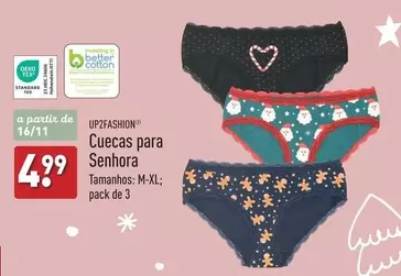 Oferta de Up2fashion - Cuecas Para Senhora por 4,99€ em Aldi