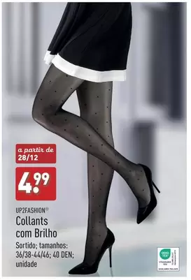 Oferta de Up2fashion - Collants Com Brilho por 4,99€ em Aldi