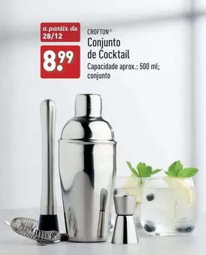 Oferta de A+ - Conjunto De Cocktail por 8,99€ em Aldi