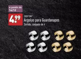 Oferta de Crofton - Argolas Para Guardanapos por 4,99€ em Aldi