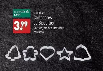 Oferta de A+ - Cortadores De Biscoitos por 3,99€ em Aldi