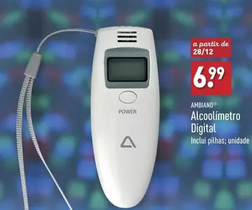 Oferta de A+ - Alcoolímetro Digital por 6,99€ em Aldi