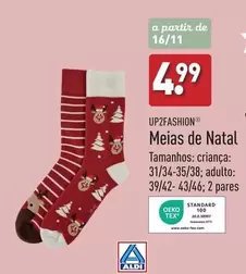 Oferta de Up2fashion - Meias De Natal por 4,99€ em Aldi