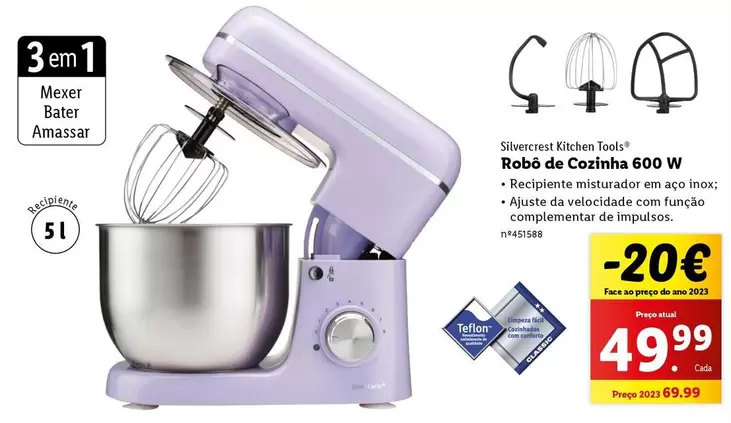 Oferta de Silvercrest - Robo De Cozinha por 49,99€ em Lidl