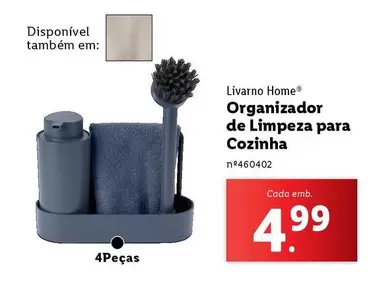 Oferta de Livarno Home - Organizador de Limpeza para Cozinha por 4,99€ em Lidl