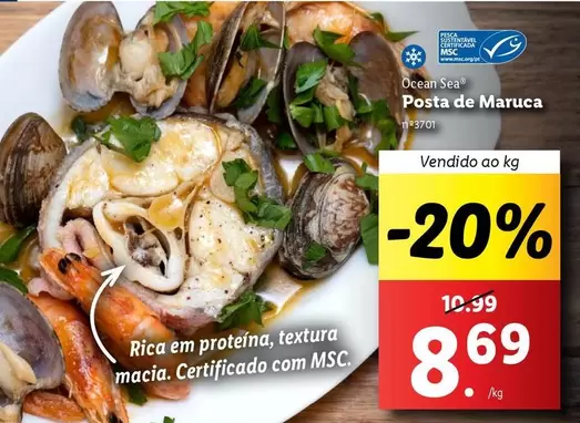 Oferta de Ocean Sea - Posta De Maruca por 8,69€ em Lidl