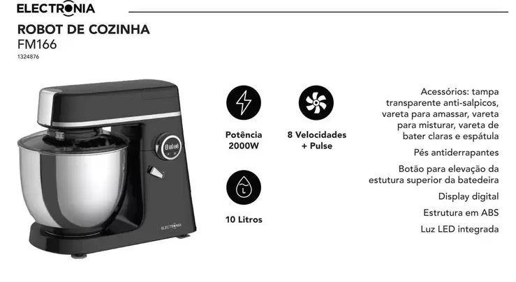 Oferta de Electronia - Robot De Cozinha Fm1166em Radio Popular