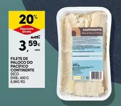 Oferta de Continente - Filete De Paloco Do Pacifico por 3,59€ em Continente