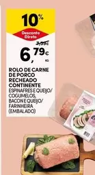 Oferta de Continente - Rolo De Carne De Porco Recheado por 6,79€ em Continente