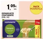 Oferta de Continente - Esparguete por 1,05€ em Continente