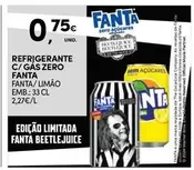 Oferta de Fanta - Refrigerante C/ Gas Zero por 0,75€ em Continente