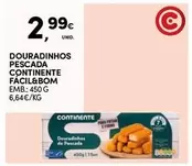 Oferta de Facil & Bom - Douradinhos Pescada Continente por 2,99€ em Continente