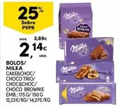 Oferta de Milka - Bolos/Coco Brownie por 2,14€ em Continente