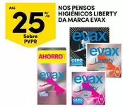 Oferta de Evax - Nos Pensos Higienicos Liberty Da Marcaem Continente