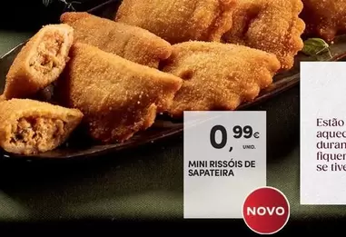 Oferta de Mini -  Rissóis De Sapateira por 0,99€ em Continente