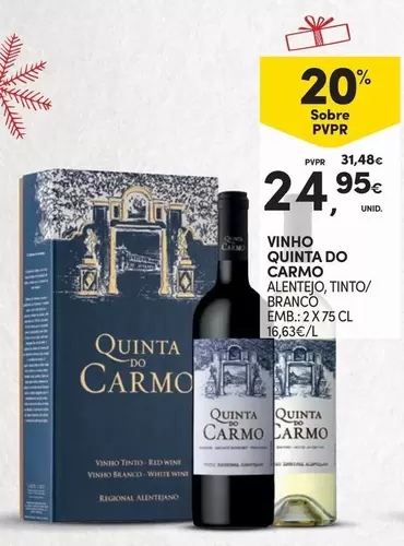 Oferta de Alentejo - Vinho Quinta Do Carmo por 24,95€ em Continente