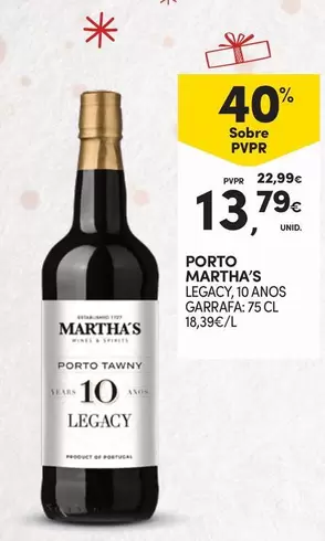 Oferta de Portugal - Legacy 10 Anos Garrafa por 13,79€ em Continente