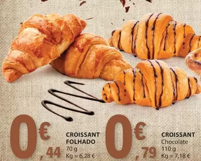 Oferta de Croissant Folhado por 0,99€ em E.Leclerc