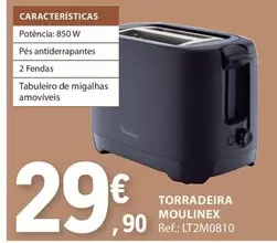 Oferta de Moulinex - Torradeira por 29,9€ em E.Leclerc