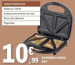 Oferta de Sandwicheira Raf por 10,99€ em E.Leclerc