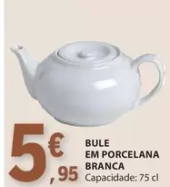 Oferta de Bulle Em Porcelana Branca por 5,95€ em E.Leclerc