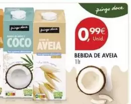 Oferta de Bebida De Aveia por 0,99€ em Pingo Doce