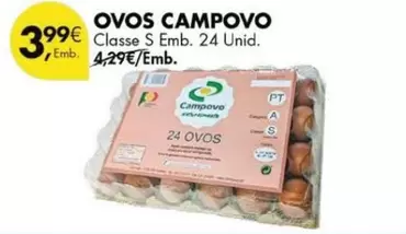 Oferta de Campovo - Ovos por 3,99€ em Pingo Doce