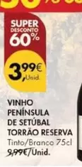 Oferta de Torrão - Vinho Peninsula De Setubal por 3,99€ em Pingo Doce