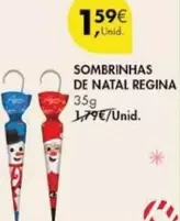 Oferta de Regina - Sombrinhas De Natal por 1,59€ em Pingo Doce