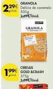 Oferta de Gold & Crash - Cereais por 1,99€ em Pingo Doce