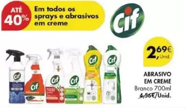 Oferta de Cif - Abrasivo Em Creme por 2,69€ em Pingo Doce