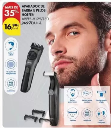 Oferta de Hoffen - Aparador De Barba E Pelos por 16,99€ em Pingo Doce