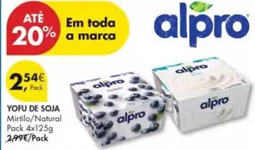 Oferta de A+ - Yofu De Soja por 2,54€ em Pingo Doce