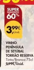 Oferta de Torrão Reserva - Vinho Peninsula De Setubal por 3,99€ em Pingo Doce