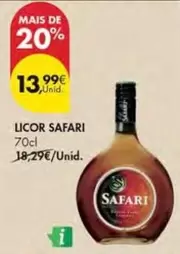 Oferta de Safari - Licor por 13,99€ em Pingo Doce