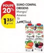 Oferta de Compal - Sumo por 1,35€ em Pingo Doce