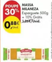 Oferta de Milaneza - Massa por 0,88€ em Pingo Doce