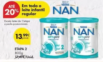 Oferta de Nestle - Etapa 2 por 13,99€ em Pingo Doce