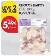 Oferta de A+ - Chocos Limpos por 5,49€ em Pingo Doce