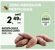 Oferta de Batata Doce Residuo Zero por 2,49€ em Continente Bom dia