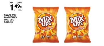 Oferta de Matutano - Snack Mix por 1,49€ em Continente Bom dia