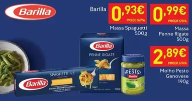 Oferta de Barilla - Massa Spaguetti por 2,89€ em Recheio