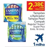 Oferta de Tampax - Tampões por 2,38€ em Recheio