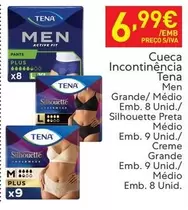 Oferta de Tena - Cueca Incontinencia Men por 6,99€ em Recheio